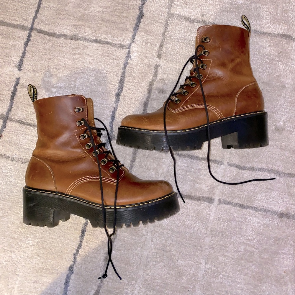 Dr. Marten’s Leona Lace-up Platform Boot